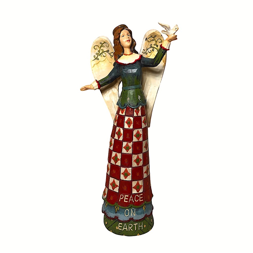 St. Nicholas Square 2009 Winterland Collection Peace On Earth Angel Figurine